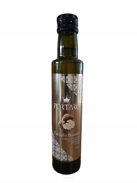 Włoska Oliwa Truflowa (smakowa) z Oliwek Extra Virgin - Portaro - 250 ml